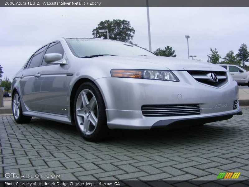 Alabaster Silver Metallic / Ebony 2006 Acura TL 3.2