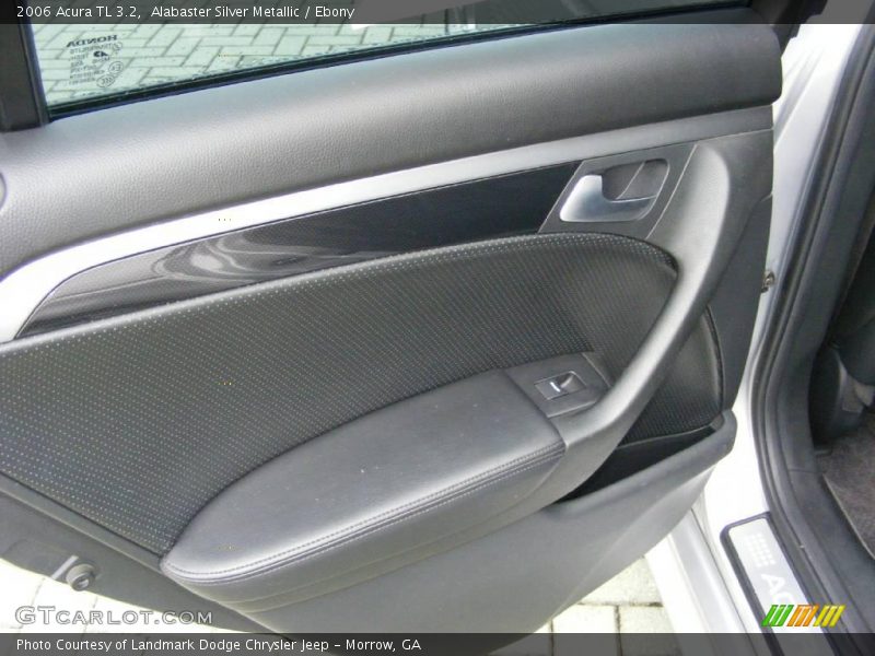 Alabaster Silver Metallic / Ebony 2006 Acura TL 3.2