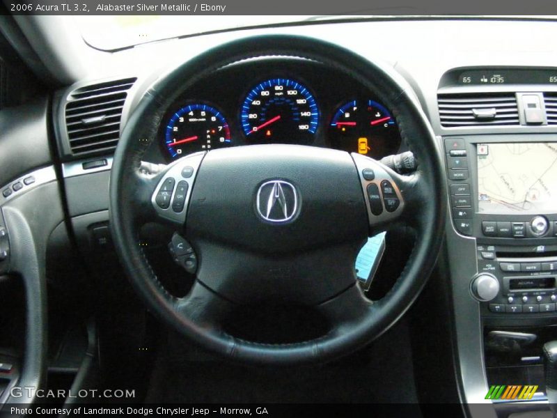 Alabaster Silver Metallic / Ebony 2006 Acura TL 3.2