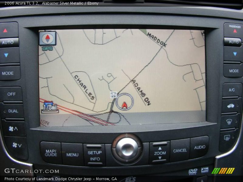 Alabaster Silver Metallic / Ebony 2006 Acura TL 3.2