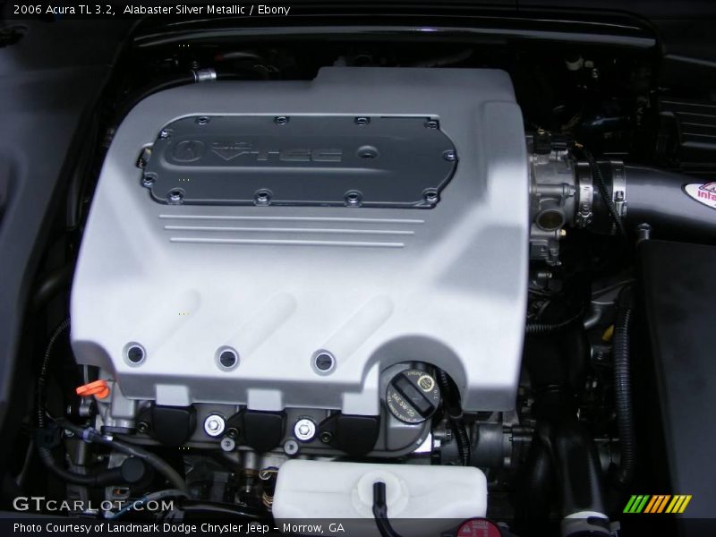 Alabaster Silver Metallic / Ebony 2006 Acura TL 3.2