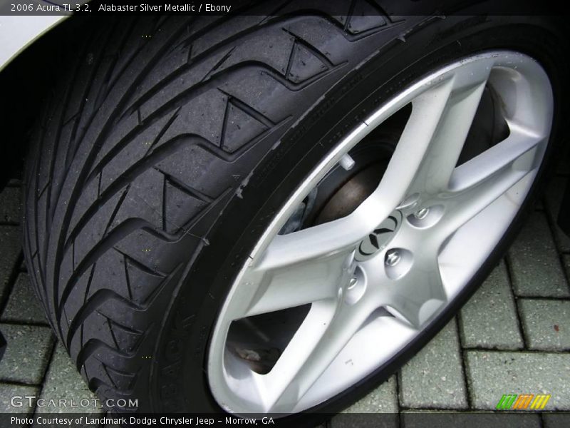 Alabaster Silver Metallic / Ebony 2006 Acura TL 3.2