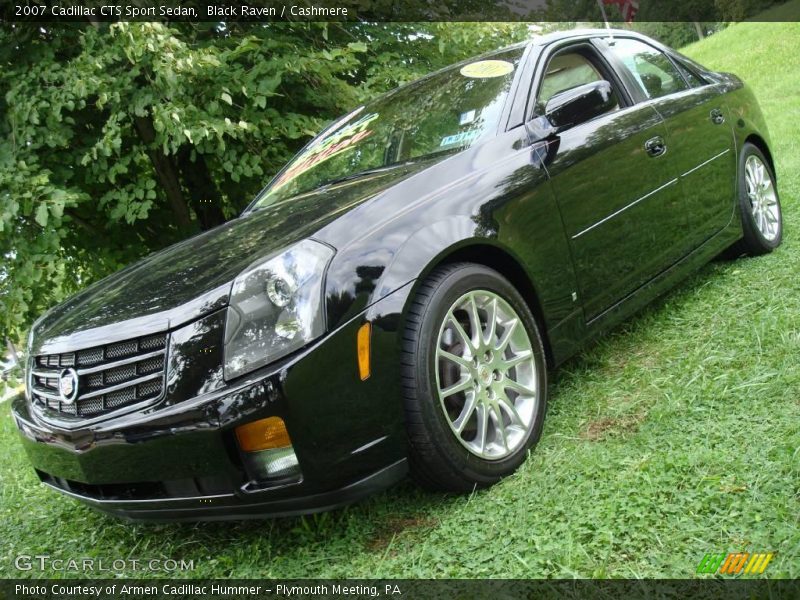 Black Raven / Cashmere 2007 Cadillac CTS Sport Sedan