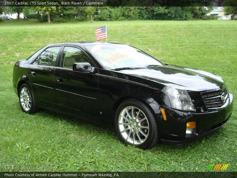 Black Raven / Cashmere 2007 Cadillac CTS Sport Sedan