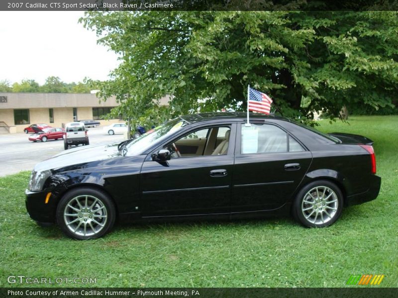Black Raven / Cashmere 2007 Cadillac CTS Sport Sedan