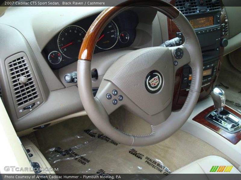 Black Raven / Cashmere 2007 Cadillac CTS Sport Sedan