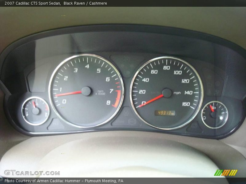 Black Raven / Cashmere 2007 Cadillac CTS Sport Sedan