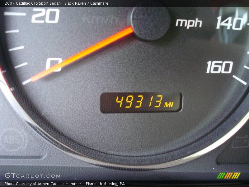 Black Raven / Cashmere 2007 Cadillac CTS Sport Sedan