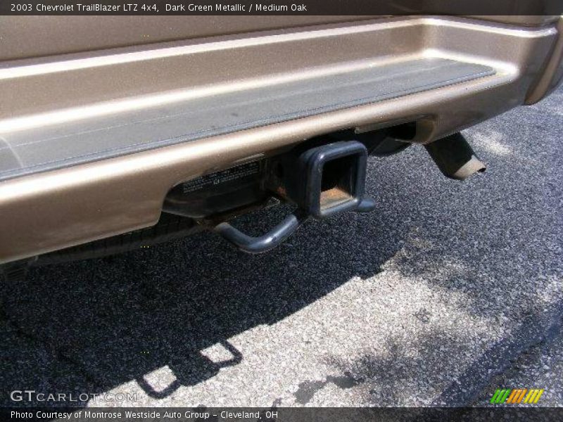 Dark Green Metallic / Medium Oak 2003 Chevrolet TrailBlazer LTZ 4x4