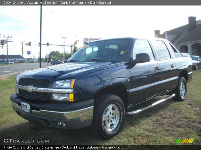 Dark Blue Metallic / Dark Charcoal 2004 Chevrolet Avalanche 1500 4x4
