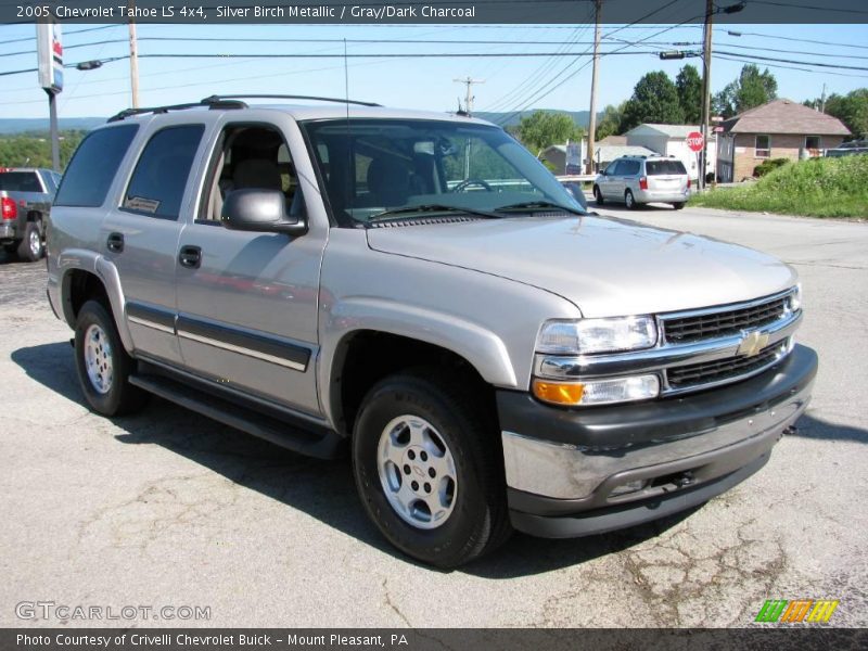 Silver Birch Metallic / Gray/Dark Charcoal 2005 Chevrolet Tahoe LS 4x4