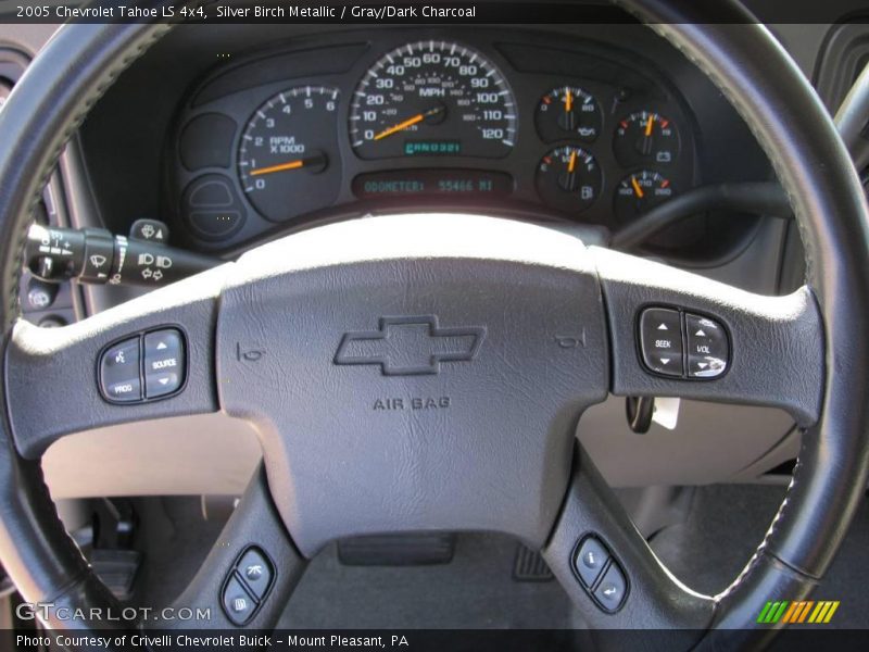 Silver Birch Metallic / Gray/Dark Charcoal 2005 Chevrolet Tahoe LS 4x4
