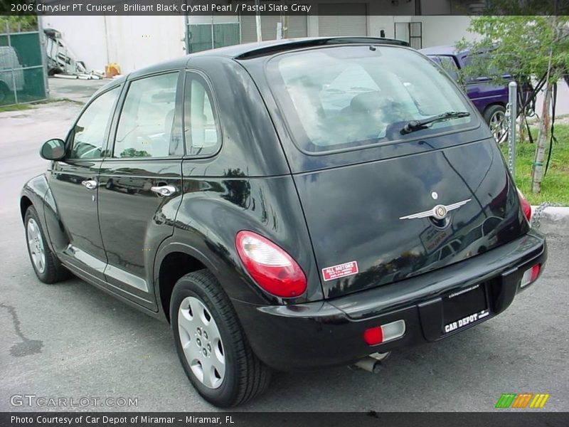 Brilliant Black Crystal Pearl / Pastel Slate Gray 2006 Chrysler PT Cruiser