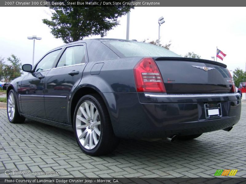 Steel Blue Metallic / Dark Slate Gray/Light Graystone 2007 Chrysler 300 C SRT Design