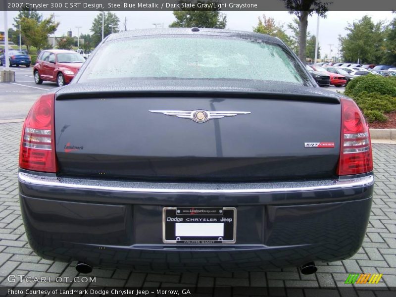 Steel Blue Metallic / Dark Slate Gray/Light Graystone 2007 Chrysler 300 C SRT Design