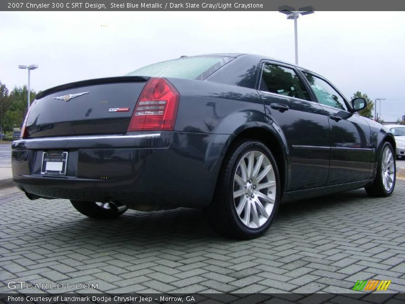 Steel Blue Metallic / Dark Slate Gray/Light Graystone 2007 Chrysler 300 C SRT Design