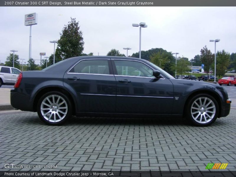 Steel Blue Metallic / Dark Slate Gray/Light Graystone 2007 Chrysler 300 C SRT Design