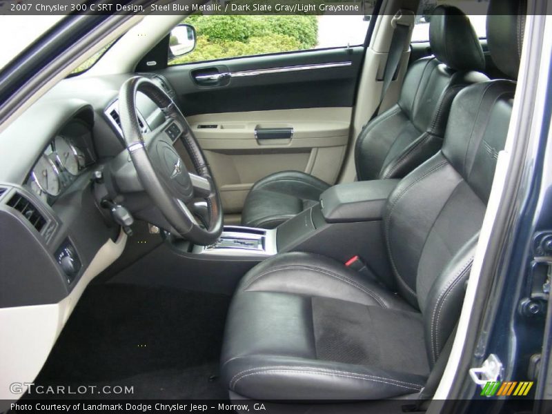 Steel Blue Metallic / Dark Slate Gray/Light Graystone 2007 Chrysler 300 C SRT Design