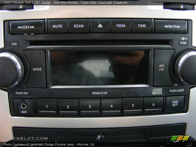 Steel Blue Metallic / Dark Slate Gray/Light Graystone 2007 Chrysler 300 C SRT Design