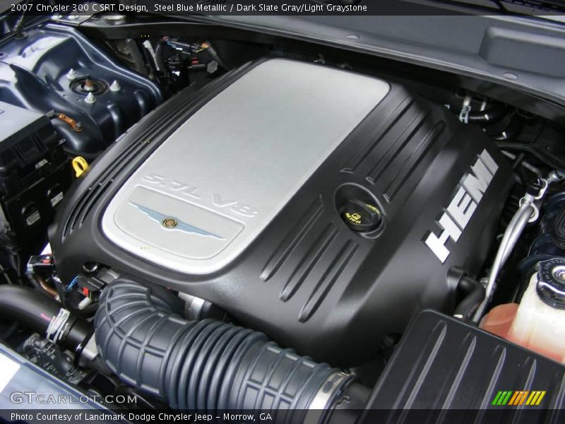 Steel Blue Metallic / Dark Slate Gray/Light Graystone 2007 Chrysler 300 C SRT Design