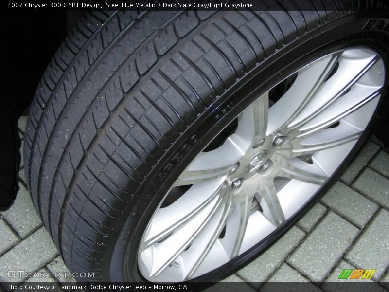 Steel Blue Metallic / Dark Slate Gray/Light Graystone 2007 Chrysler 300 C SRT Design