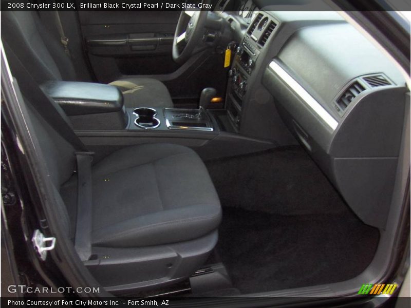 Brilliant Black Crystal Pearl / Dark Slate Gray 2008 Chrysler 300 LX