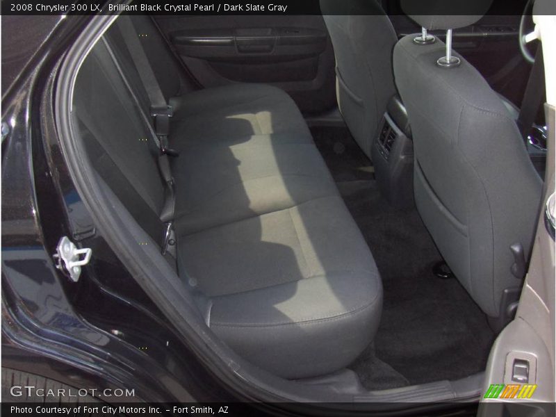 Brilliant Black Crystal Pearl / Dark Slate Gray 2008 Chrysler 300 LX