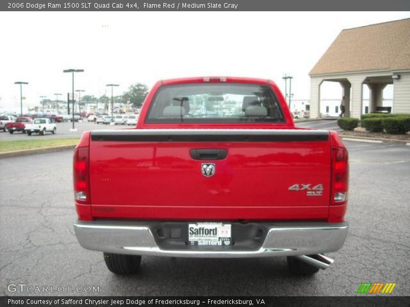 Flame Red / Medium Slate Gray 2006 Dodge Ram 1500 SLT Quad Cab 4x4