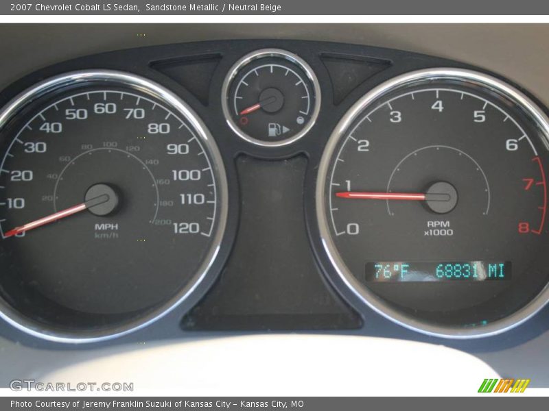 Sandstone Metallic / Neutral Beige 2007 Chevrolet Cobalt LS Sedan