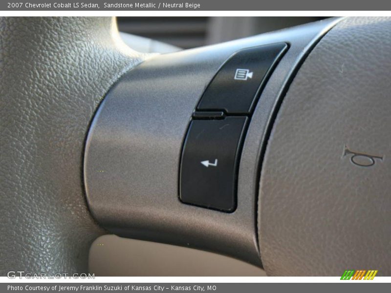 Sandstone Metallic / Neutral Beige 2007 Chevrolet Cobalt LS Sedan