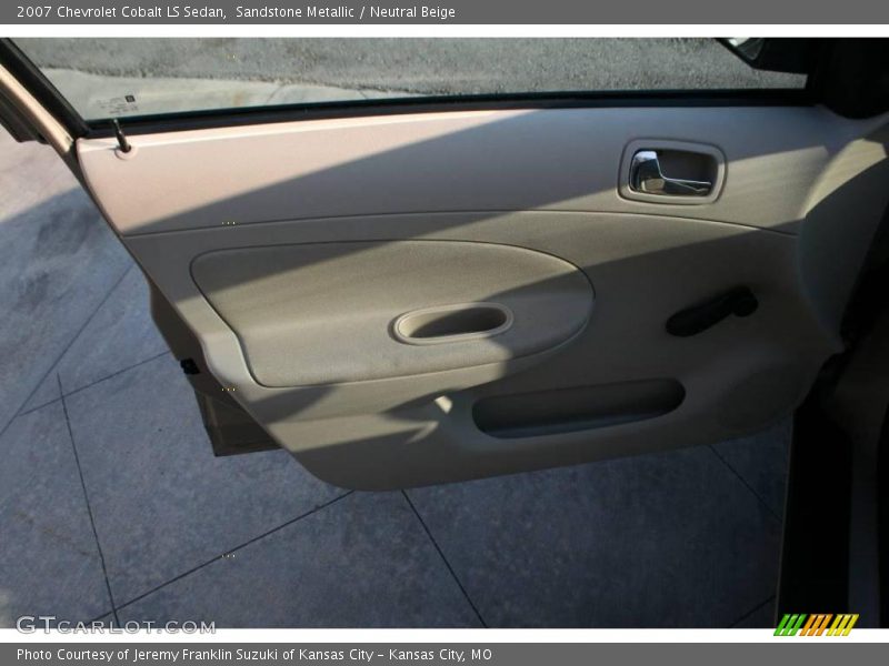 Sandstone Metallic / Neutral Beige 2007 Chevrolet Cobalt LS Sedan