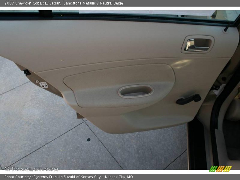 Sandstone Metallic / Neutral Beige 2007 Chevrolet Cobalt LS Sedan
