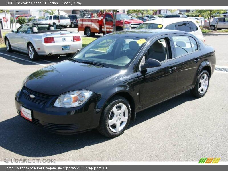 Black / Gray 2008 Chevrolet Cobalt LT Sedan