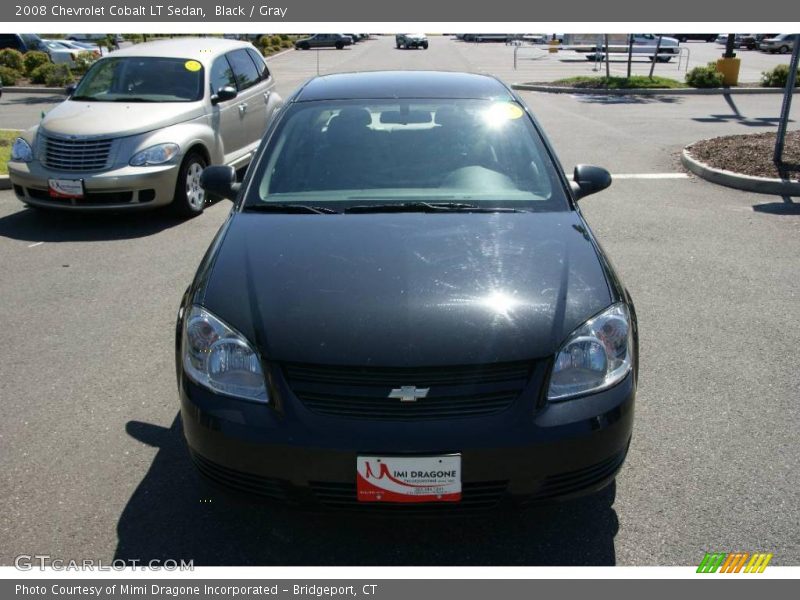 Black / Gray 2008 Chevrolet Cobalt LT Sedan