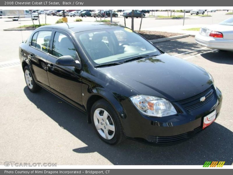 Black / Gray 2008 Chevrolet Cobalt LT Sedan