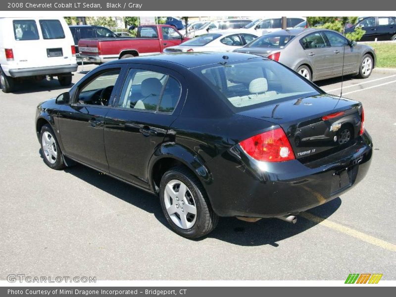 Black / Gray 2008 Chevrolet Cobalt LT Sedan