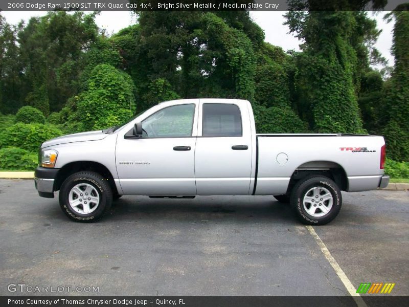 Bright Silver Metallic / Medium Slate Gray 2006 Dodge Ram 1500 SLT TRX Quad Cab 4x4