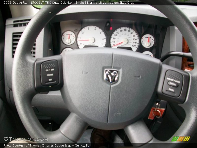 Bright Silver Metallic / Medium Slate Gray 2006 Dodge Ram 1500 SLT TRX Quad Cab 4x4
