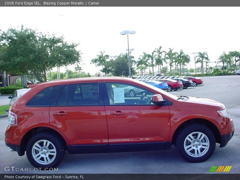 Blazing Copper Metallic / Camel 2008 Ford Edge SEL