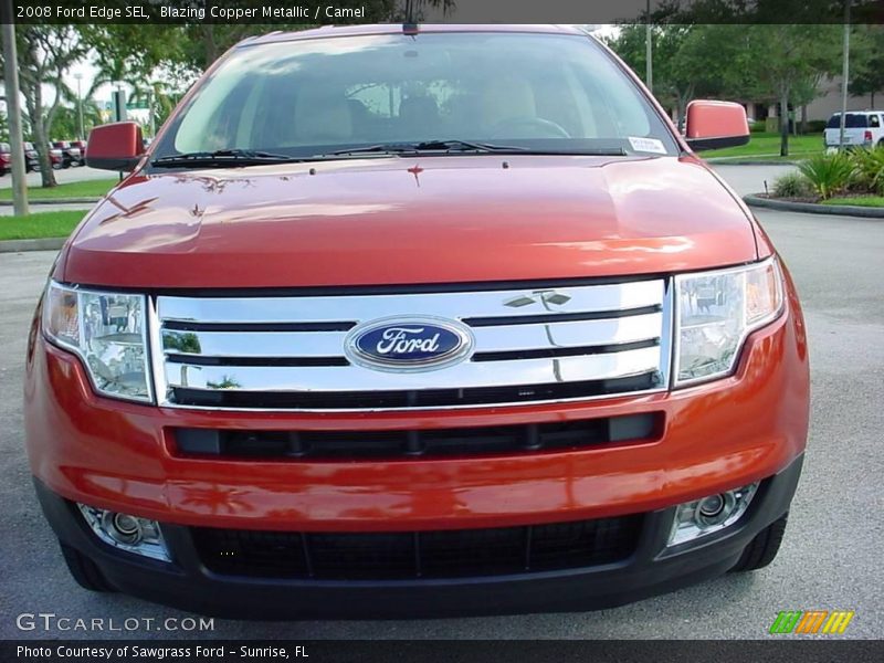 Blazing Copper Metallic / Camel 2008 Ford Edge SEL