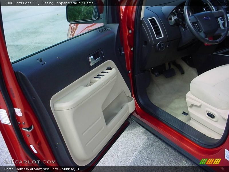 Blazing Copper Metallic / Camel 2008 Ford Edge SEL