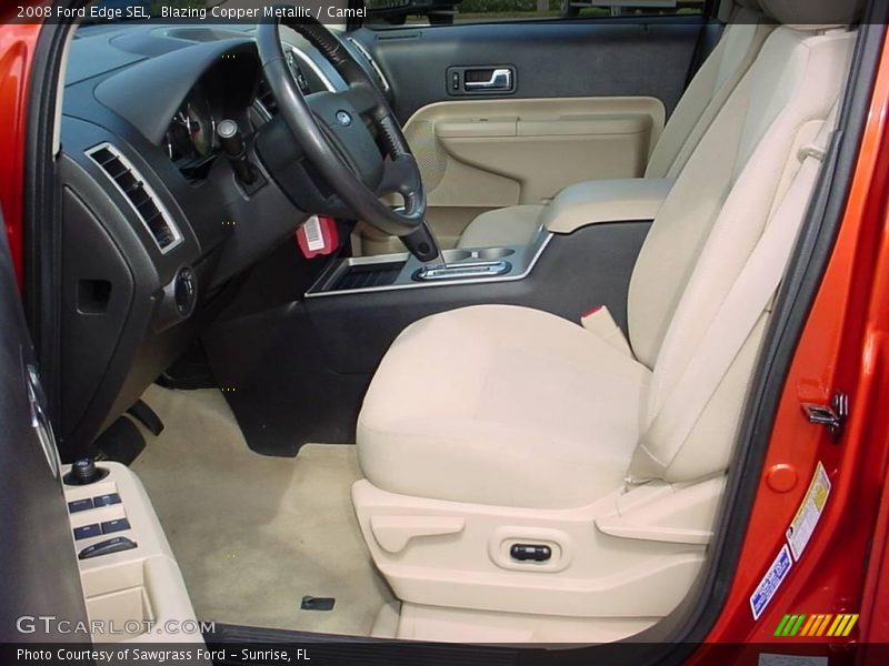 Blazing Copper Metallic / Camel 2008 Ford Edge SEL