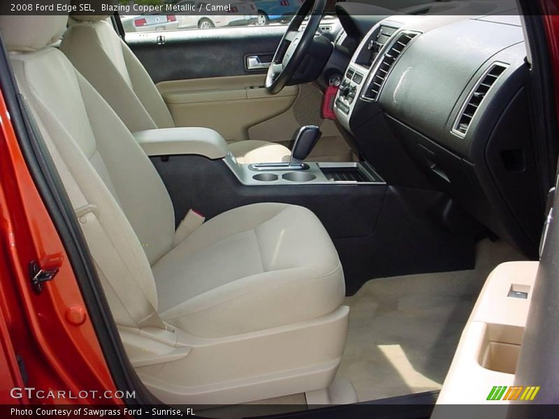 Blazing Copper Metallic / Camel 2008 Ford Edge SEL