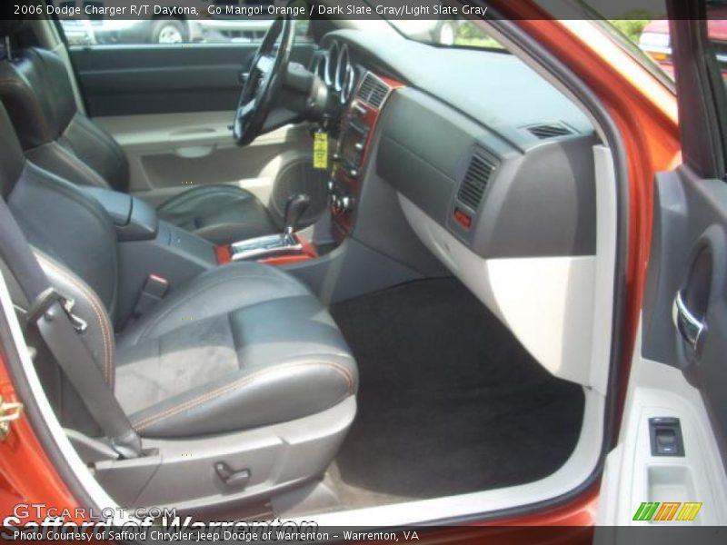 Go Mango! Orange / Dark Slate Gray/Light Slate Gray 2006 Dodge Charger R/T Daytona