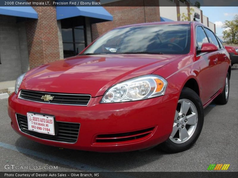 Precision Red / Ebony Black 2008 Chevrolet Impala LT
