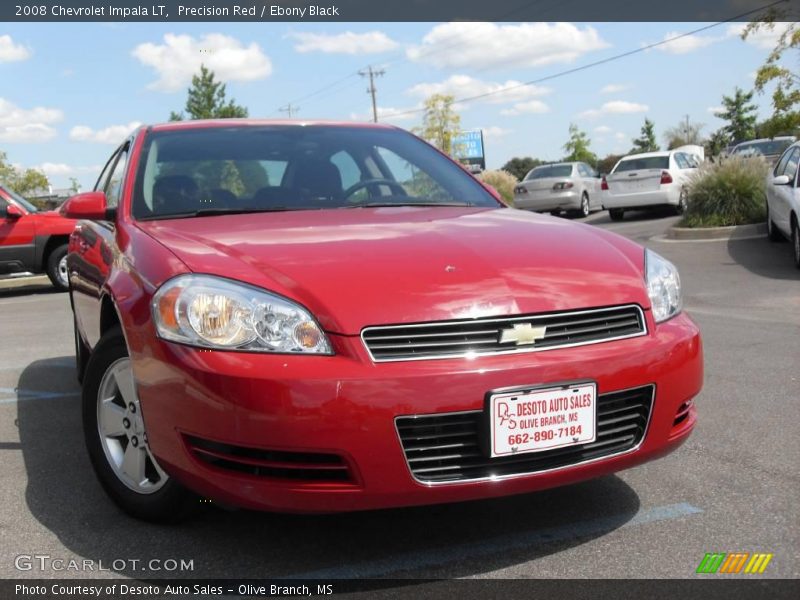 Precision Red / Ebony Black 2008 Chevrolet Impala LT