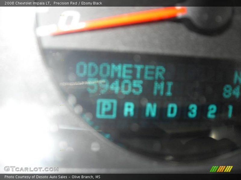 Precision Red / Ebony Black 2008 Chevrolet Impala LT