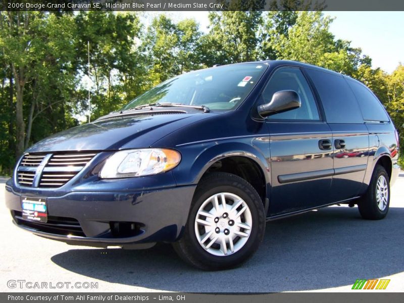 Midnight Blue Pearl / Medium Slate Gray 2006 Dodge Grand Caravan SE