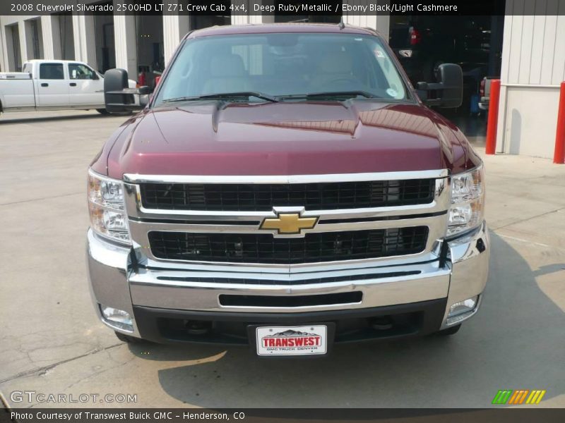 Deep Ruby Metallic / Ebony Black/Light Cashmere 2008 Chevrolet Silverado 2500HD LT Z71 Crew Cab 4x4