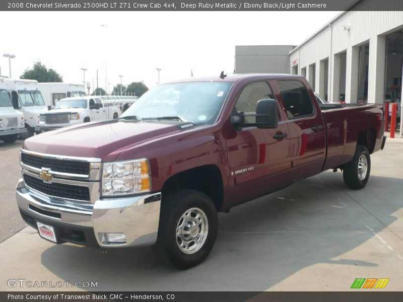 Deep Ruby Metallic / Ebony Black/Light Cashmere 2008 Chevrolet Silverado 2500HD LT Z71 Crew Cab 4x4